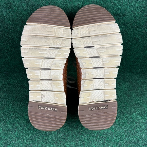 Cole Haan Zerogrand Mens Sz 10 M Brown Leather Perforated Sneakers Shoes C23711 - Picture 7 of 10